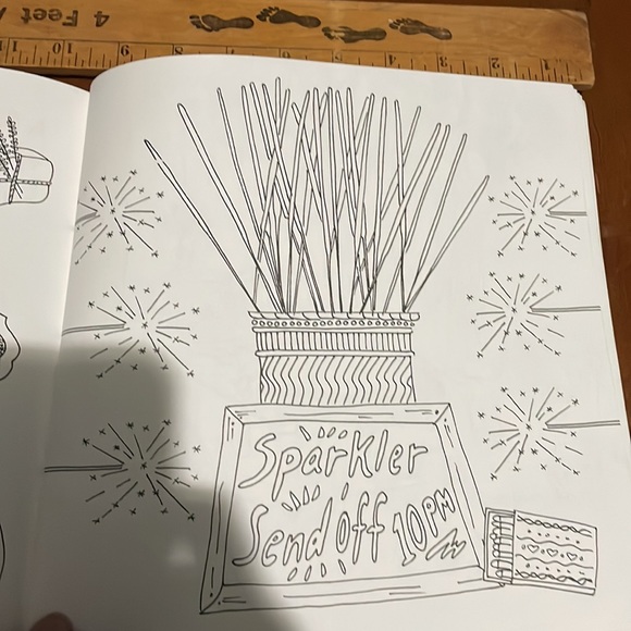 Free w/ 15$+ purchase Color “Me Married” Adult Coloring Book By Maggie Lord - Picture 3 of 9